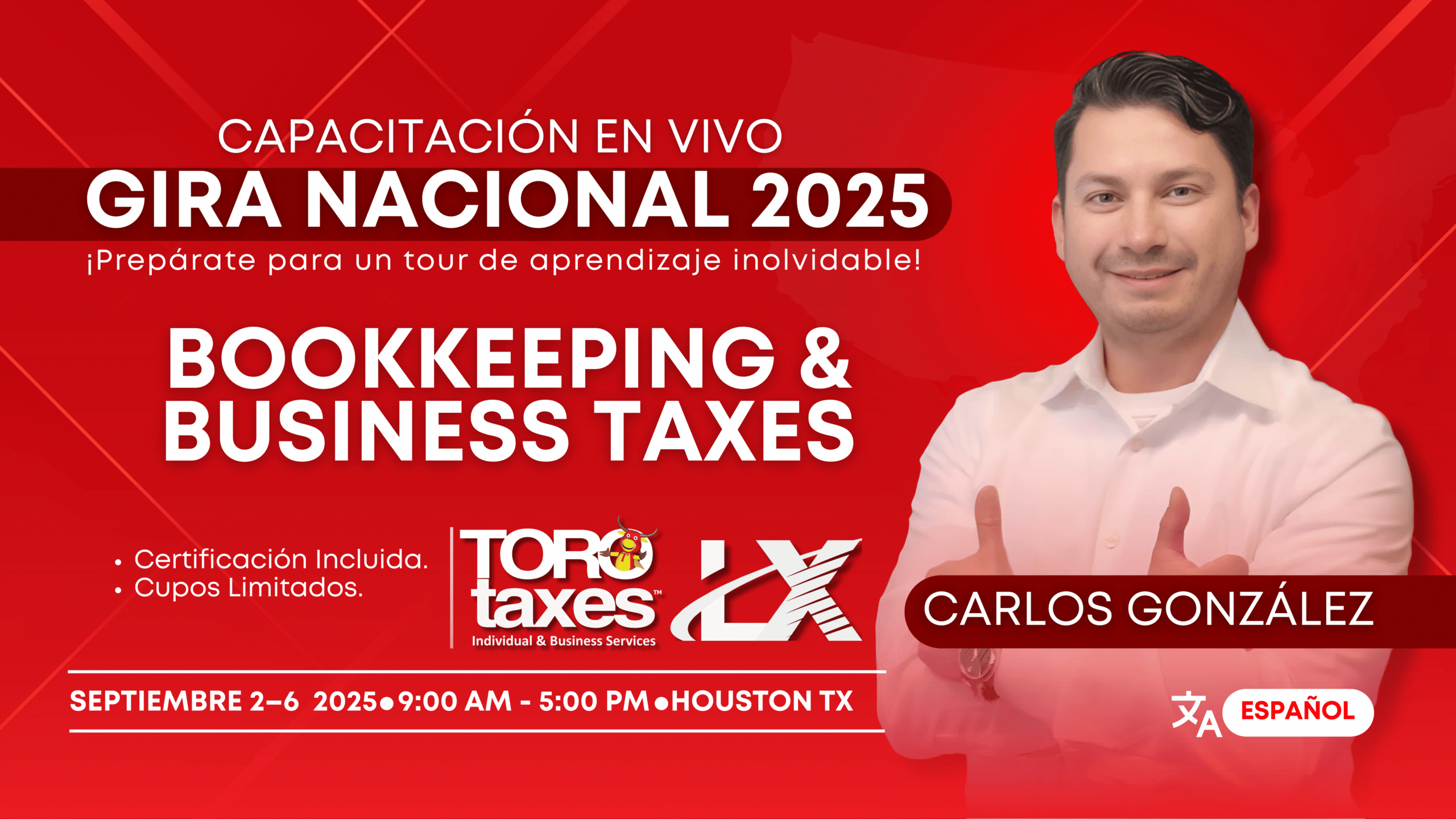 Bookkeeping & Business Taxes – Carlos Gonzalez (Houston)